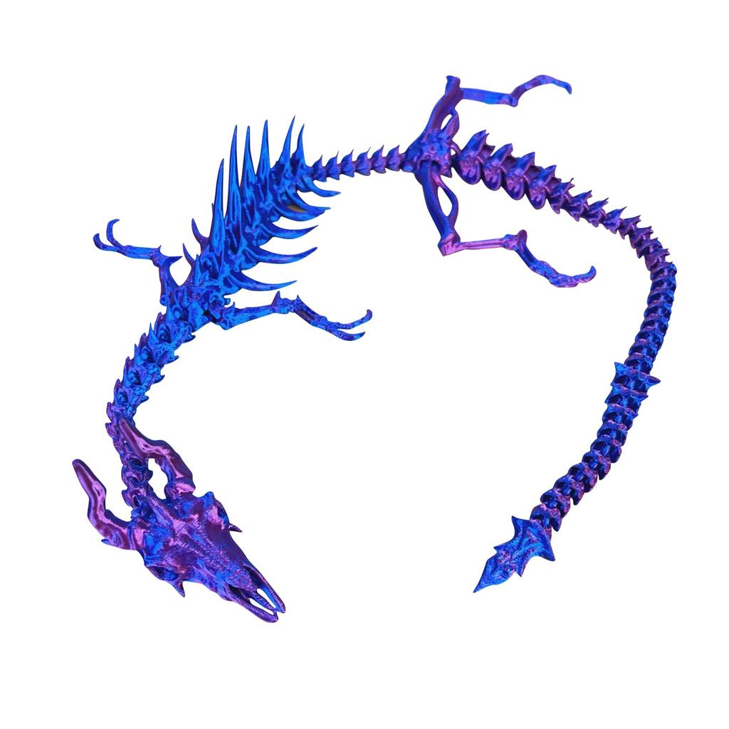 3d Printed Joint Dragon, Dragon Pendant Figurine, Gothic Cosplay Dragon Decoration