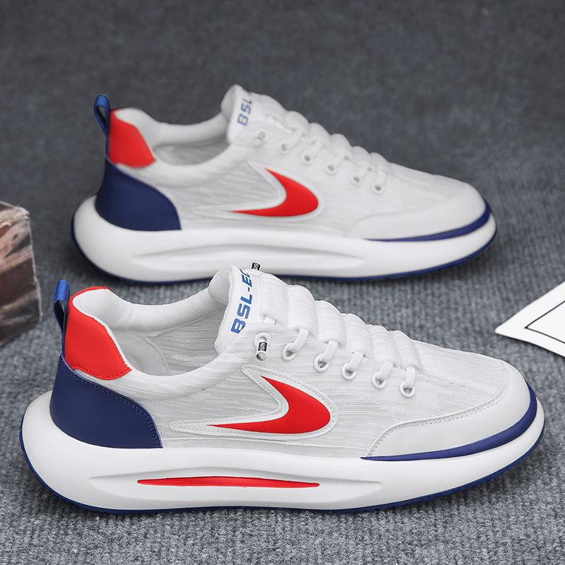 

2024 summer new breathable ice silk cloth Forrest Gump men s shoes trendy versatile dad shoes soft-soled casual sports shoes 39
