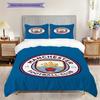 Manchester City Heritage Emblem Bedding (1 * Duvet Cover + 2 * Pillowcase, Without Core) 2DFlat Christmas Birthday Gift Bedding Set
