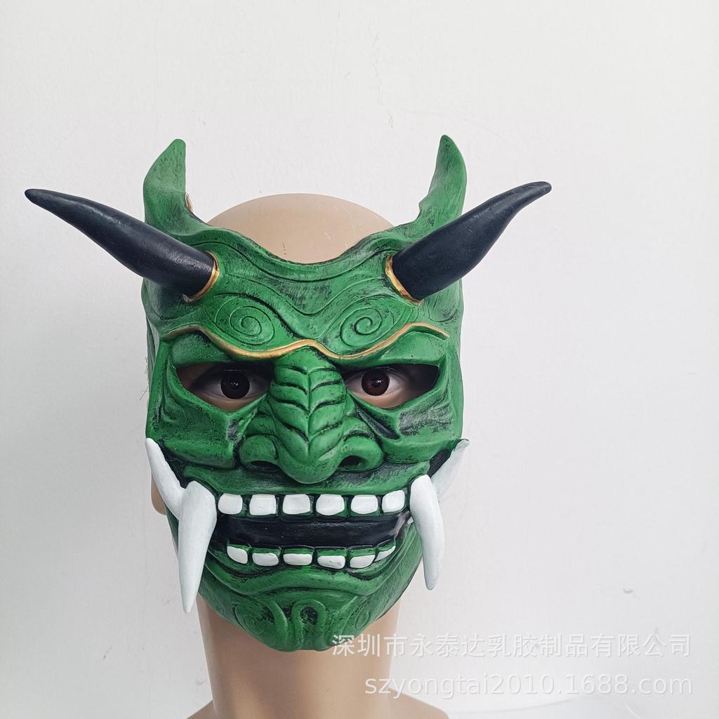Red Hannya Mask  cosplay Noh-style Japanese masks for Halloween parties