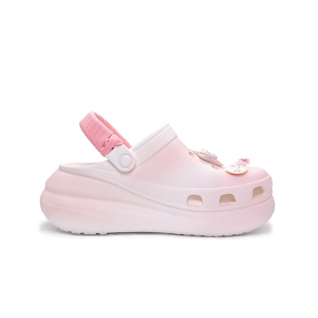Crocs Crush Clog Strawberry Pie EVA Comfortable Spring Summer Collection Decorative Buckle Graffiti Hole Shoes Unisex Pink