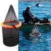 Collapsible Floating Fishing Bait Basket Bright Orange Fish Keeper Live Fish Net  Outdoor Sports