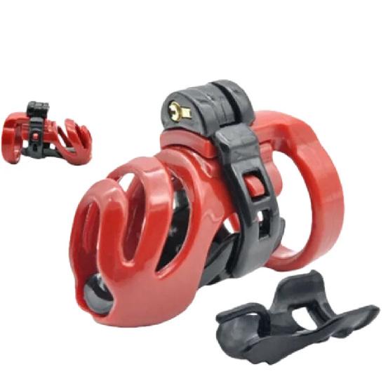 Bdsm Sex Toys for Men Sexy Product Natural Resin 3D Male PA-hook Chastity Cage Men Chastity Lock Device Penis Sleeve