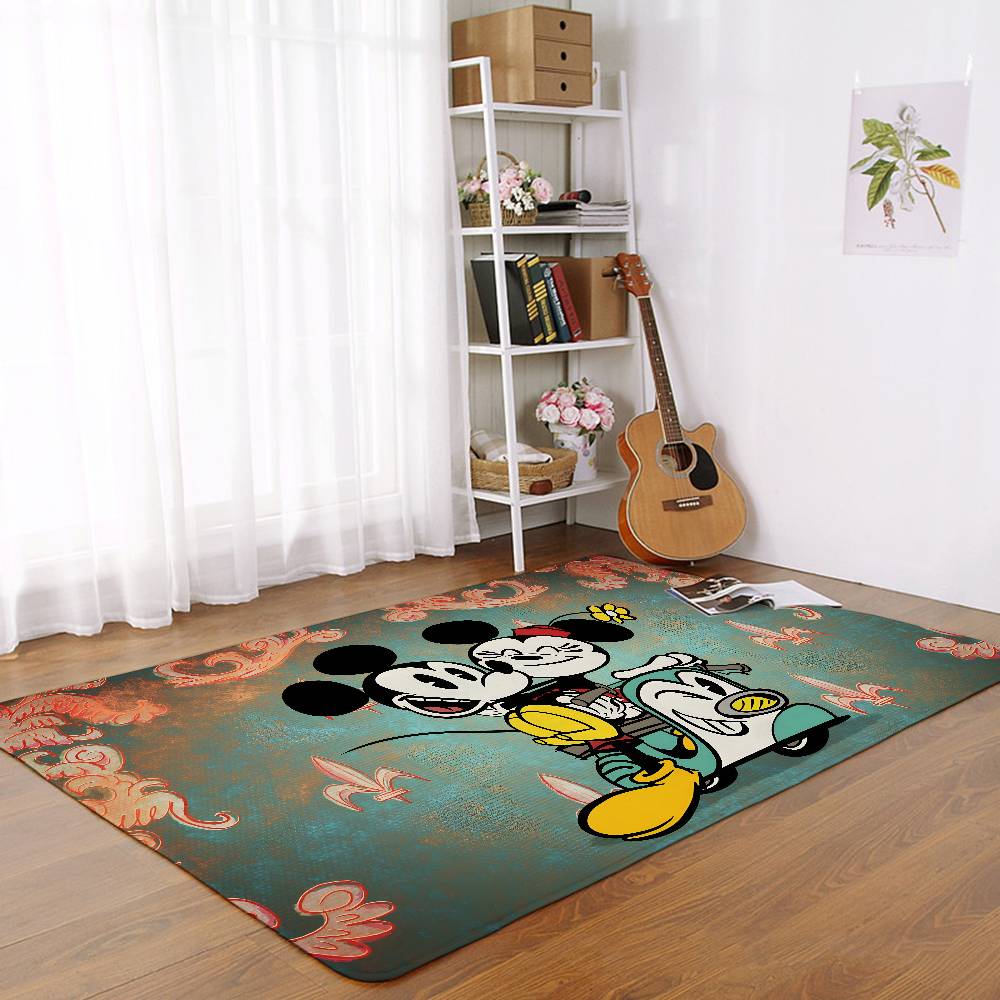 Mickey Mouse Floor Mat Living Room Rug For Bedroom Welcome Mat Outdoor Rug
