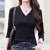 NaVaVa Men Daily Basic V Neck Long sleeVe T shirT nT2955