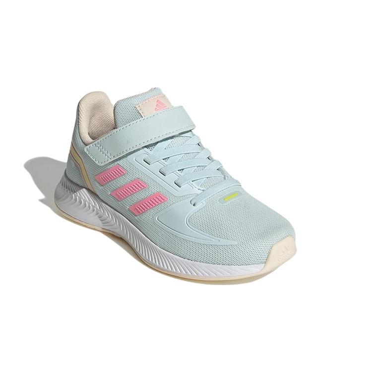 (GS) Adidas Runfalcon 2.0 Little Kid 'Almost Blue Beam Pink' Kids' HR1398