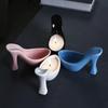 New High Heel Candle Holder Simple Ceramic Candlesticks Creative Aromatherapys Candle Cup Home Decors Wedding Supplies