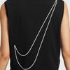 Nike Sportswear Club Loose Fit Versatile Short Sleeve Comfortable Sleeveless T-Shirt Women Tops Black HF9532-010