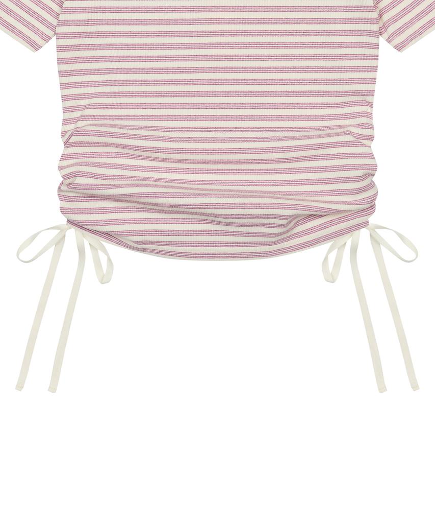 LARTIGENT L17 Collar T-Shirt(Pink)
