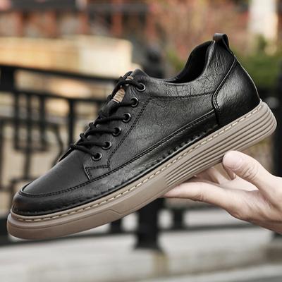 Modne męskie trampki Nowe oddychające buty codzienne Letnie wygodne męskie buty do jazdy na deskorolce Oryginalne skórzane sportowe buty tenisowe dla mężczyzn
