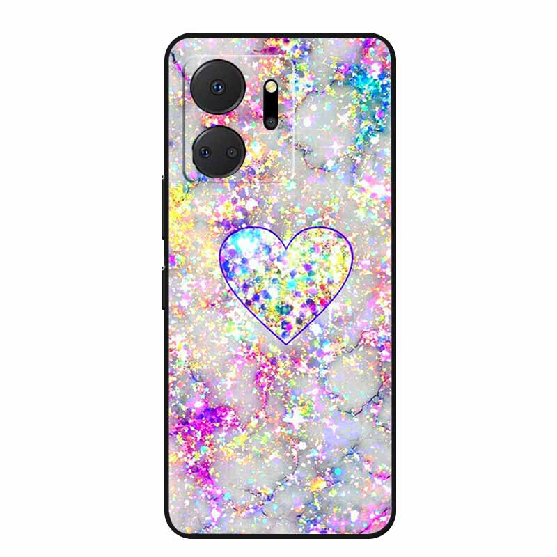 Handyhülle Für Honor X7a Rückseite Hülle X 7 a Coque Stoßfest Schwarzes Silikon Weiche Funda Für Honor Play 7T 7 T Hülle Play7T Capa