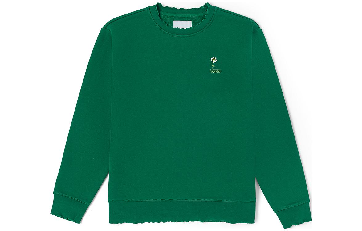 Vans Sweatshirts Women s Green Crew Neck Moderate Regular VN000449Y5L M