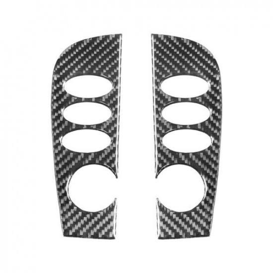 2x Fits Porsche Boxster/996 Carbon Fiber Interior Radio Console Side Cover Trim