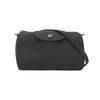 Le Pliage Xtra Verstellbarer Abnehmbarer Schultergurt Reißverschluss Leder Umhängetasche Damen Umhängetasche Schwarz 10255987001