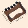 Handheld Manual Massage Scraper Natural Wood Body Massage Tool Scalp Massage Comb  Nose Sculpting