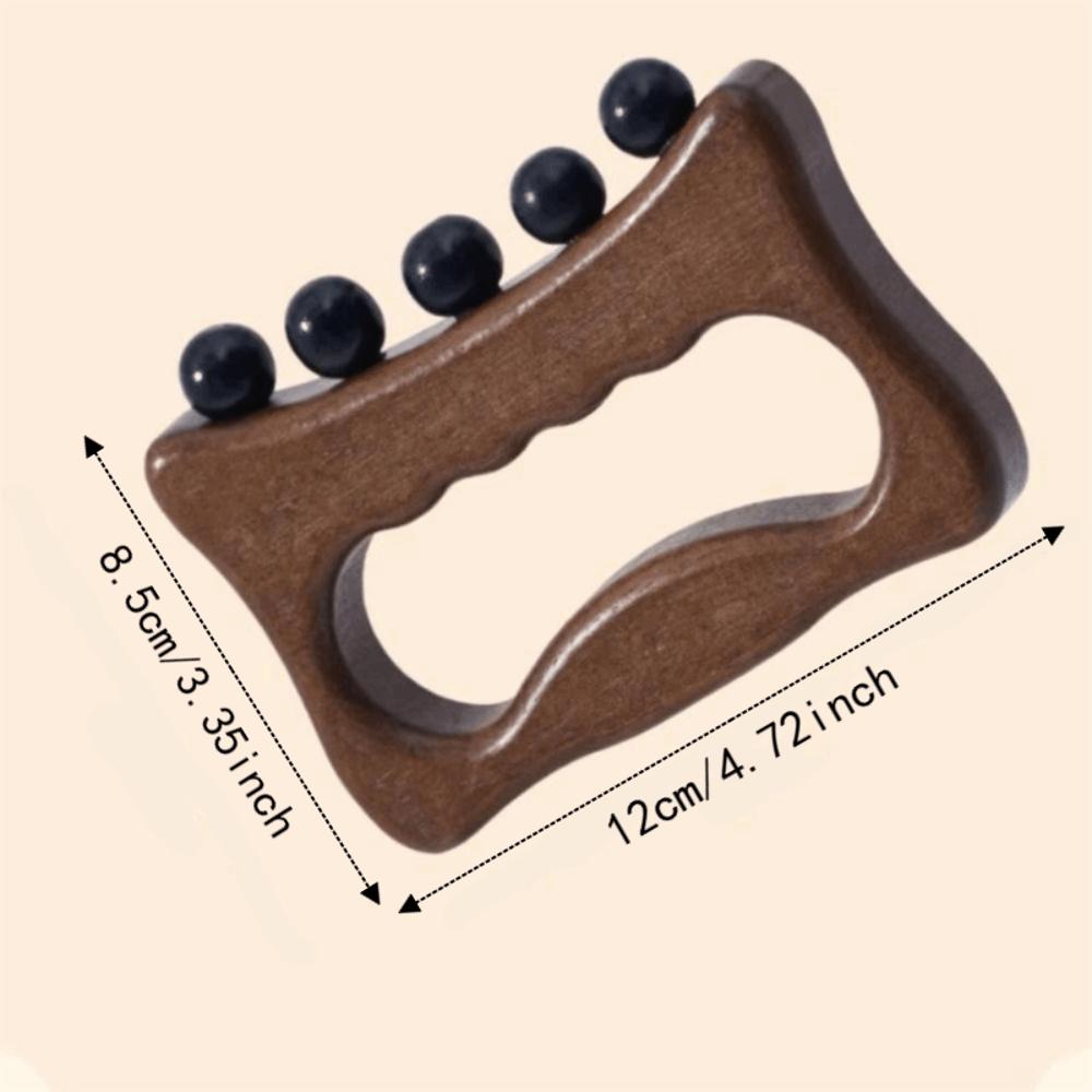Handheld Manual Massage Scraper Natural Wood Body Massage Tool Scalp Massage Comb Nose Sculpting
