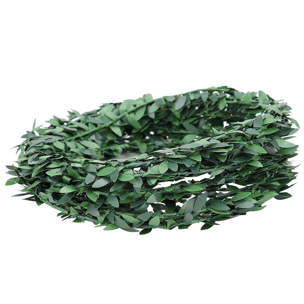 Guirnalda de Hiedra Artificial de 7,5M, Enredadera Falsa de Hojas Verdes con Cable Flexible, Hojas de Plástico Realistas para Decoración de Bodas y Fiestas, Diadema