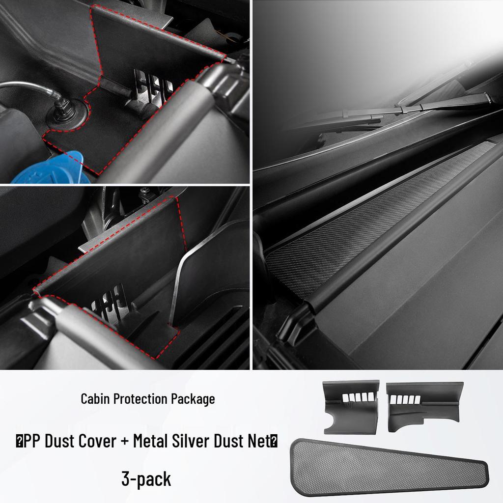 Car Engine Bay Dust Cover for Lynk & Co 900 - Dustproof Net & Drainage Accessories