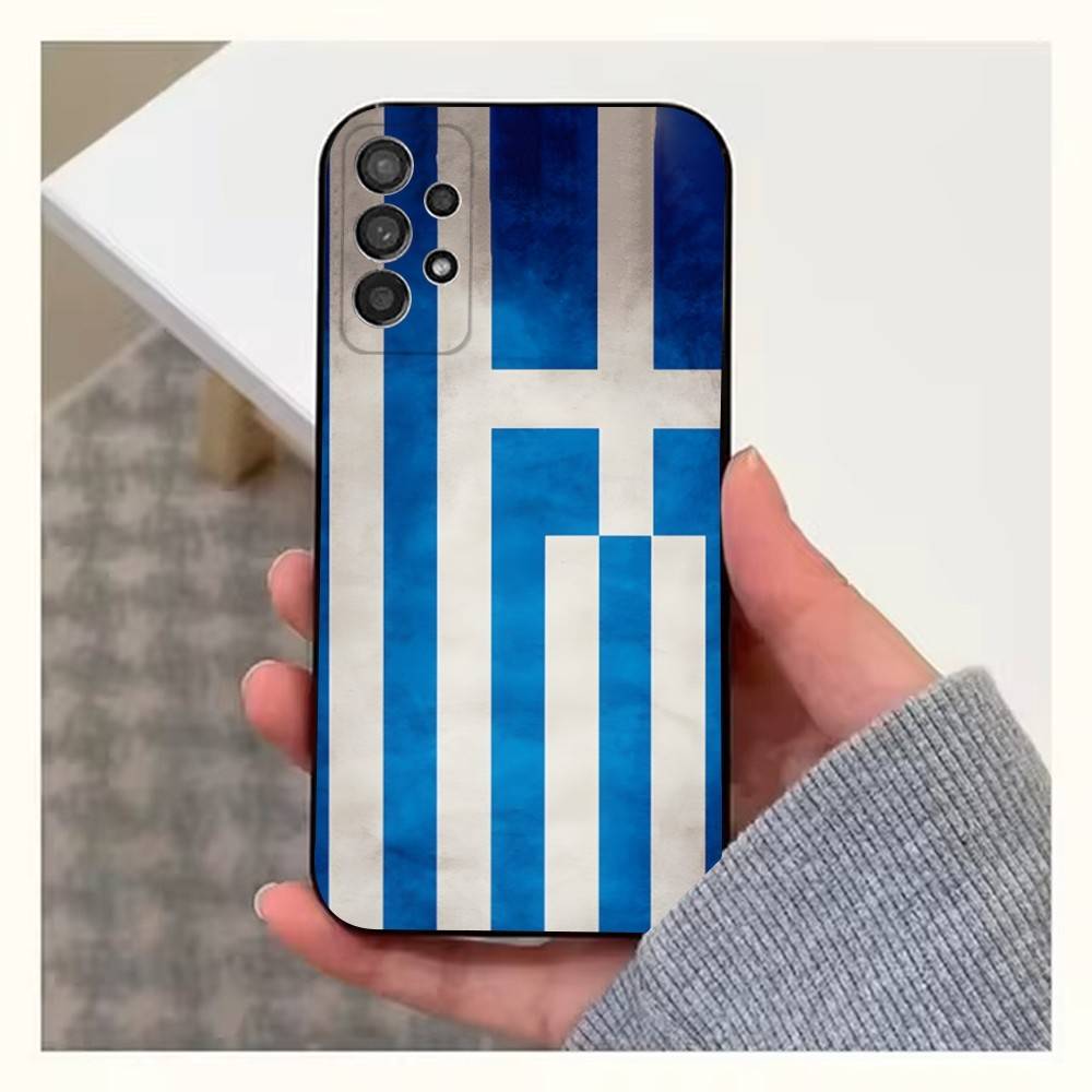 

Флаг Греции Греческое искусство Чехол для Samsung S25, S24, S23, S22, S20, S21, S10, Ultra, Plus, Lite, FE, Мягкий силиконовый Черный чехол Samsung S105G