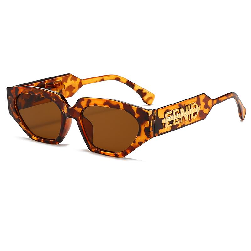 Luxury Square Small Frame Designer Male And Female Brands Driving Aviation Women'S Retro Sunshade Luxury Uv400 Sunglasses