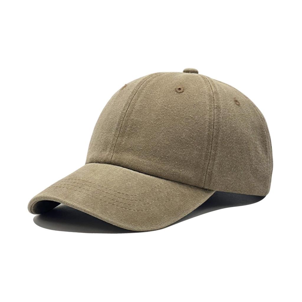 Pure Cotton Washed Baseball Cap: Breathable, Soft, UV Protection, Duckbill Design, Quality Assured Embroidery.