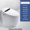 AI Dual Waterway Instant-Heat Smart Bidet Toilet with One-Button Drying & Siphon Flush System
