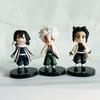 Demon Slayer Kimetsu No Yaiba Pvc Figure Set With Assembly For Anime Collectors And Cake Decor