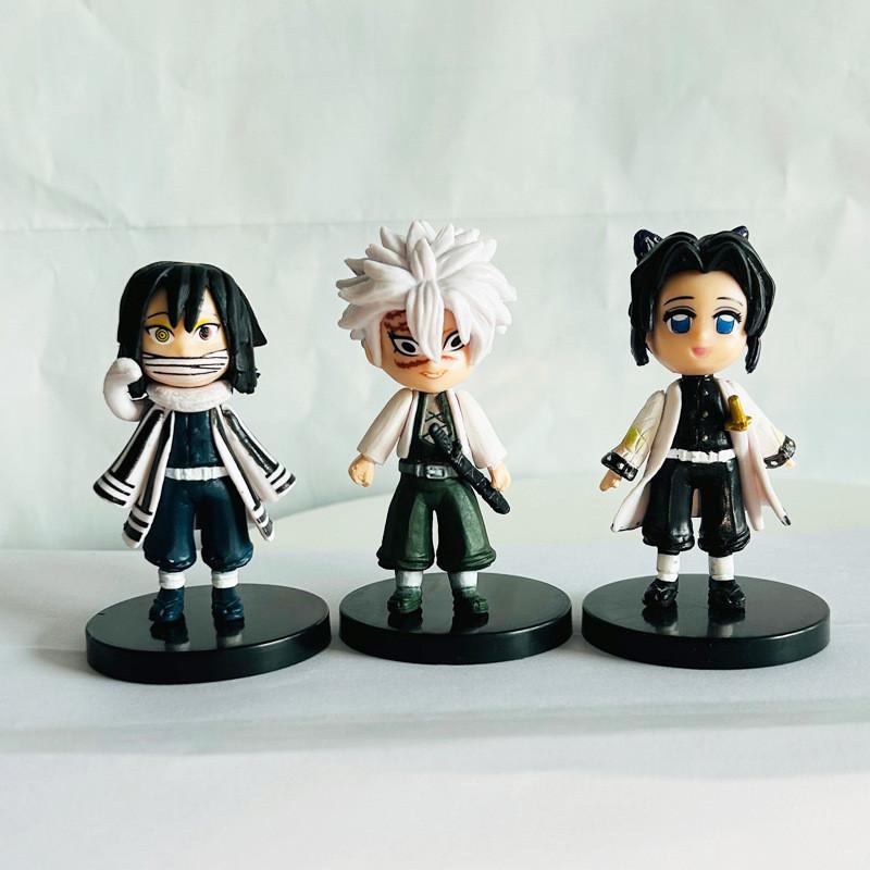 Demon Slayer Kimetsu No Yaiba Pvc Figure Set With Assembly For Anime Collectors And Cake Decor