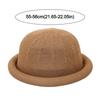 Raffia Weave Straw Sun Hat Short Brim Sun Visor Hat Elegant Roll Brim Hat  Spring Summer Season