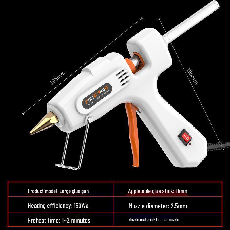 Compact Hot Melt Glue Gun for Students & Household Projects