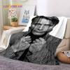 Mads Mikkelsen 3D Schauspieler StarSoft Decken, Warm halten Überwurfdecke Bequeme Decke für Picknick Betten Sofa Zuhause Schlafzimmer Geschenk Kind