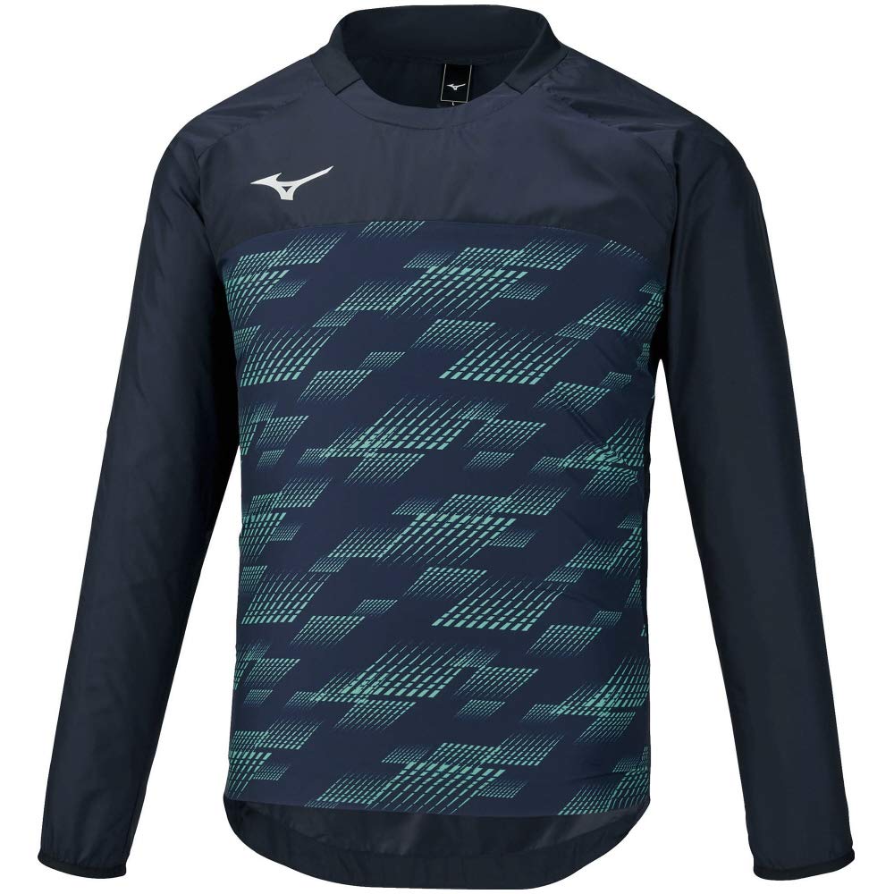 Mizuno Soccer Wear Piste Shirt P2ME1020 Deep Size S Navy,