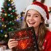 Vánoční adventní kalendář, 24denní adventní kalendář Prázdninová odpočítávací kolekce, Přívěsková krabička Vhodná pro vánoční překvapení