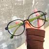 Elegant Fashion Reading Glasses Round Foldable Anti Blue Light Eyeglasses High Quality Comfort Presbyopia Eyewear
