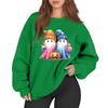 Women's Casual Fashion Long Sleeve Printed Round Neck Sweatshirt Top
