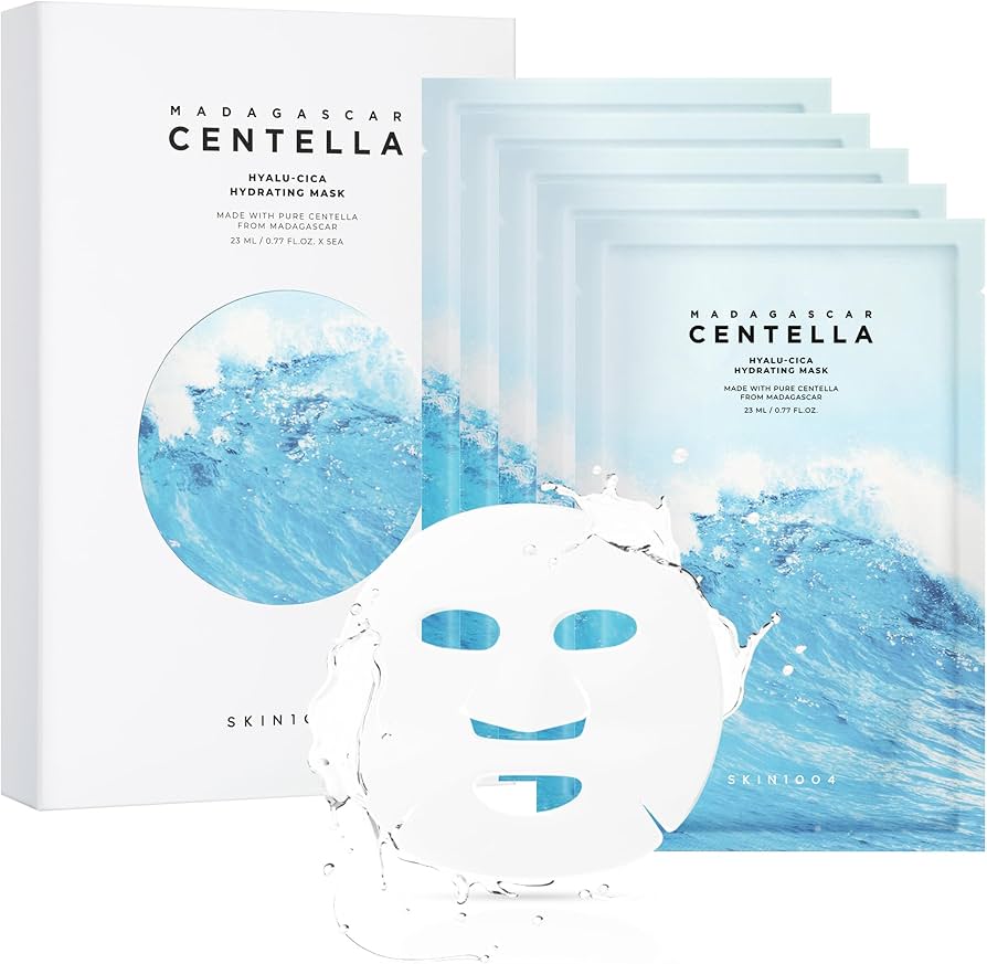 Madagascar Centella Hyalu-Cica Hydrating Mask 23 ml / 0.77 fl. oz. set 5 ea
