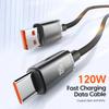 120W 6A Quick Charge Data Cables USB A To Type C Fast Charge Cords For Samsung Xiaomi 15 Huawei Phone Fast Charging Data Cable