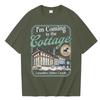Heated Rivalry I'm Coming To The Cottage T-shirt Man Woman Harajuku Short Sleeve O-neck Casual Shirt