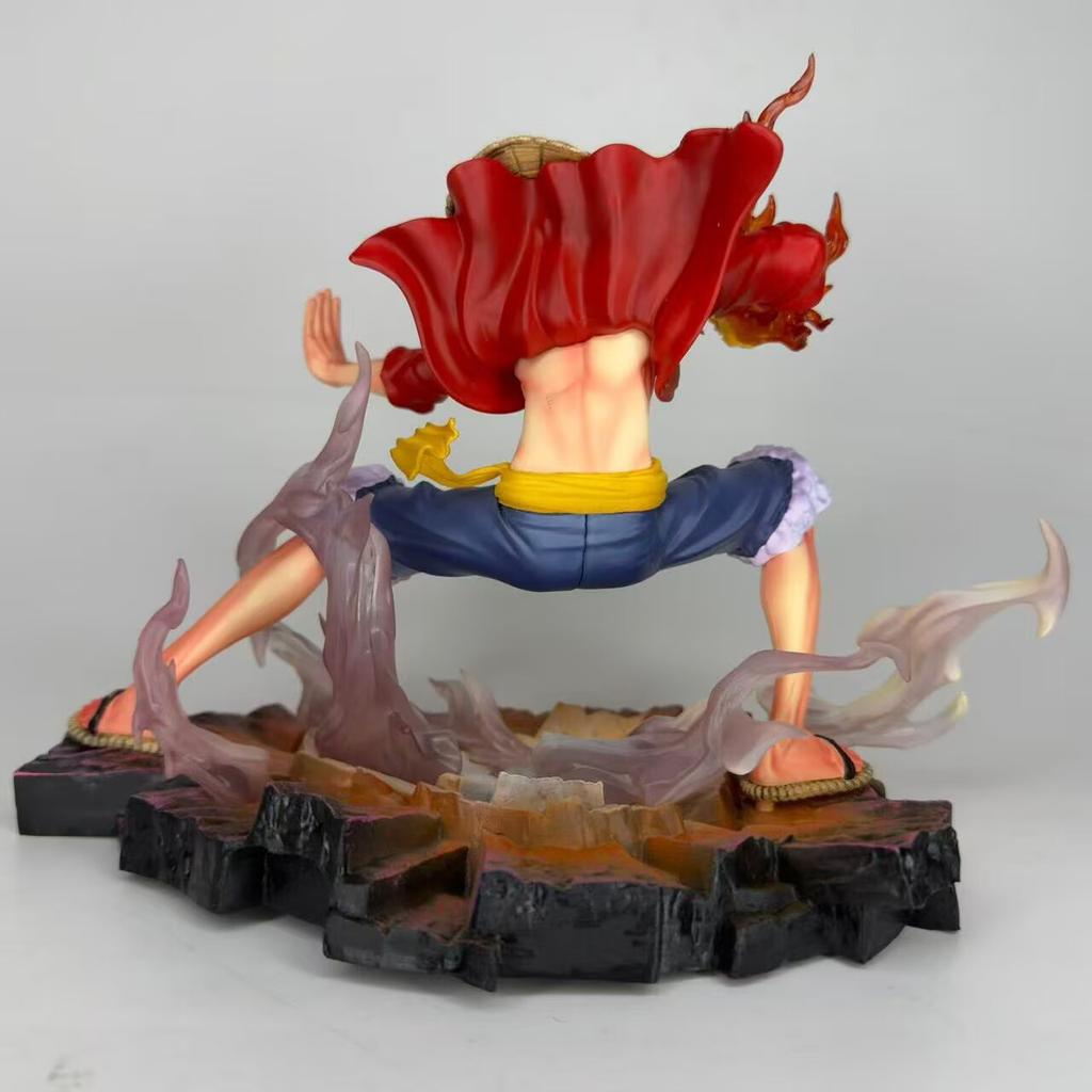 One Piece Gk Combat Form, Jinshan Second Gear Luffy, Luminous, Statue, Model Ornament, Boxed Figure