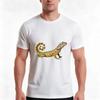 Sneaky Lizard Tshirt Summer Casual Cotton Tee Oversized Streetwear Tops Vintage Graphic Print Loose Fit Short Sleeve