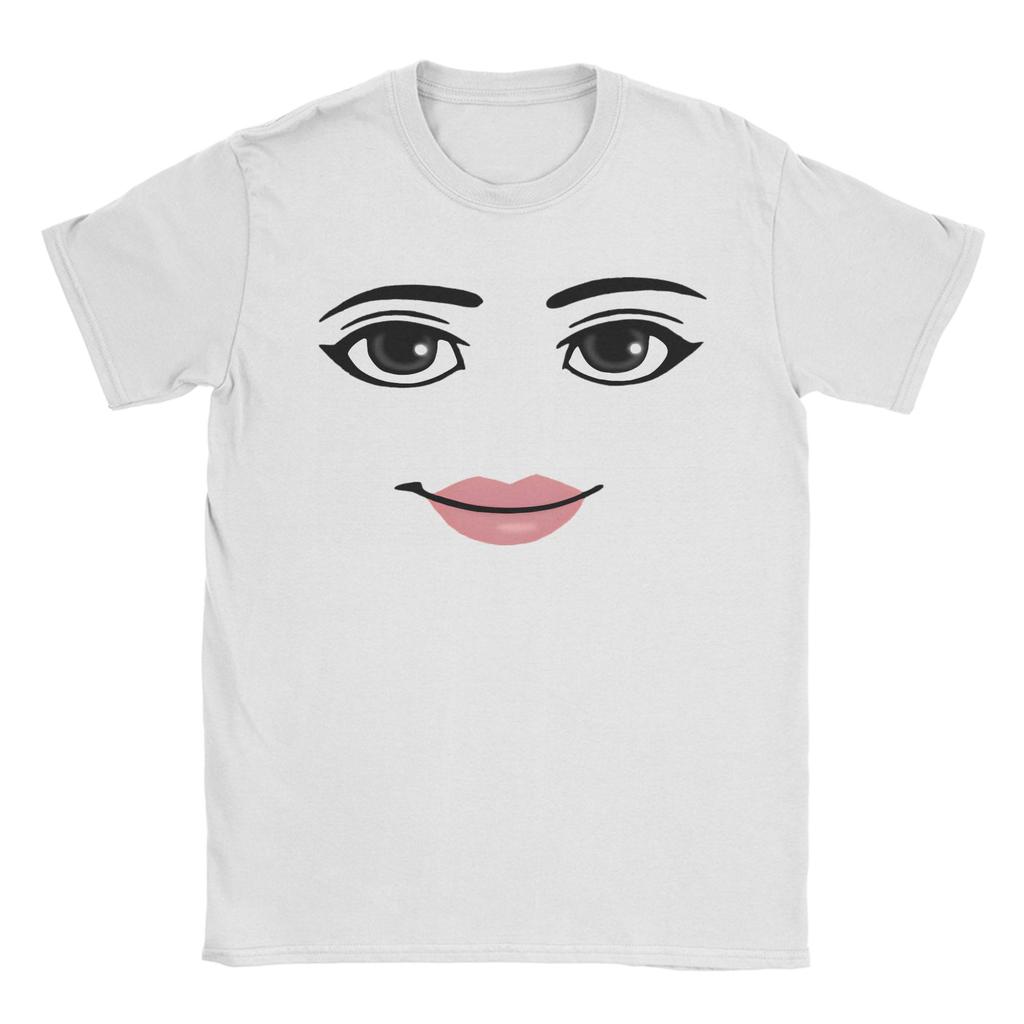 Novelty Funny Girl Robot Face Meme Tshirts For Unisex Unisex O Neck Pure Cotton T Shirts Short Sleeve Tees Plus Size Clothing