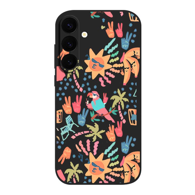 Colorful Cartoon Pattern Case For Samsung Galaxy S25 Ultra S24 S23 S22 Plus S21 S25 FE Magnetic For Magsafe Soft Silicone Cover