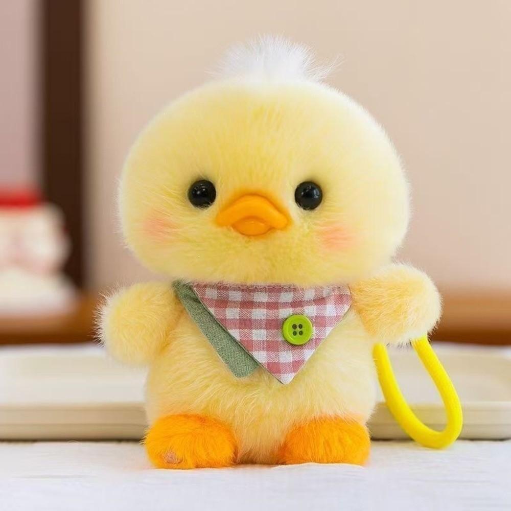 Dressed Cartoon Stuffed Doll Fluffy Plush Hanging Doll Amusing Plush Keychain Bag Ornament