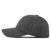 Mens Winter Warm Baseball Cap with Ear Flaps Simple Outdoor Dad Hat