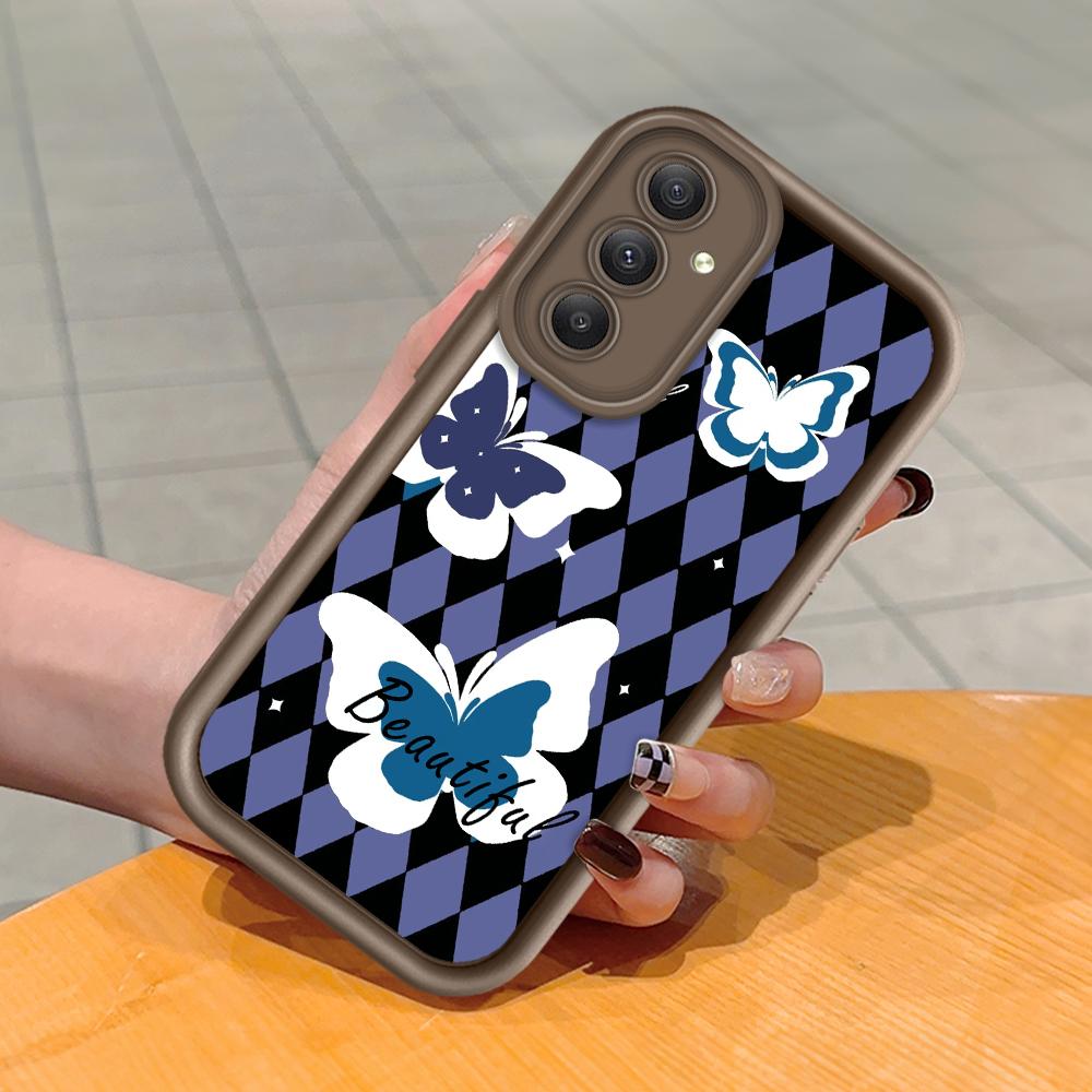 Soft Silicone Square Ladders Cartoon Pattern Full Cover Camera Protection Shockproof Case for Huawei Honor Xiaomi Redmi Samsung