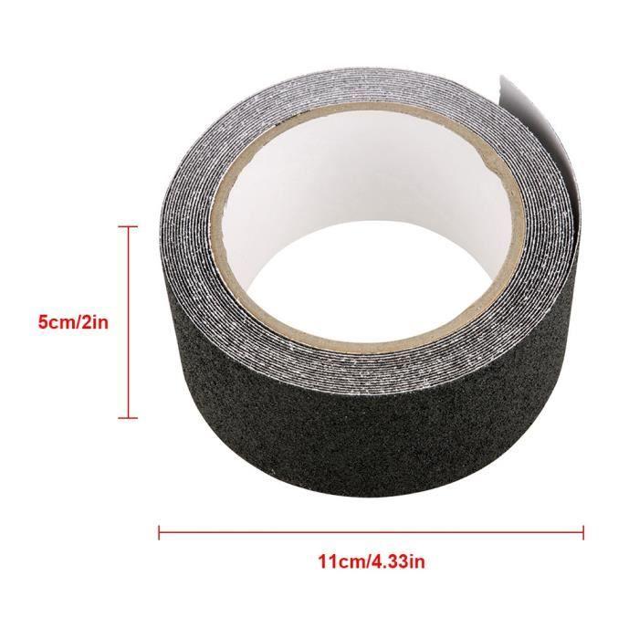 Non-slip Tape - Safety Strip - PVC - Black - 5cm X 5m - Multi-purpose