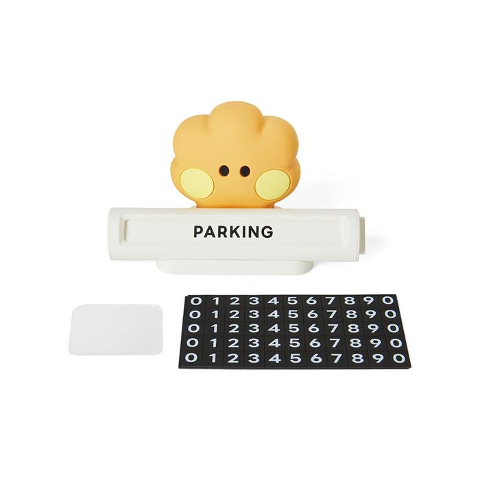 LINE FRIENDS BT21 SHOOKY Minini Car Figure Parking Number Plate