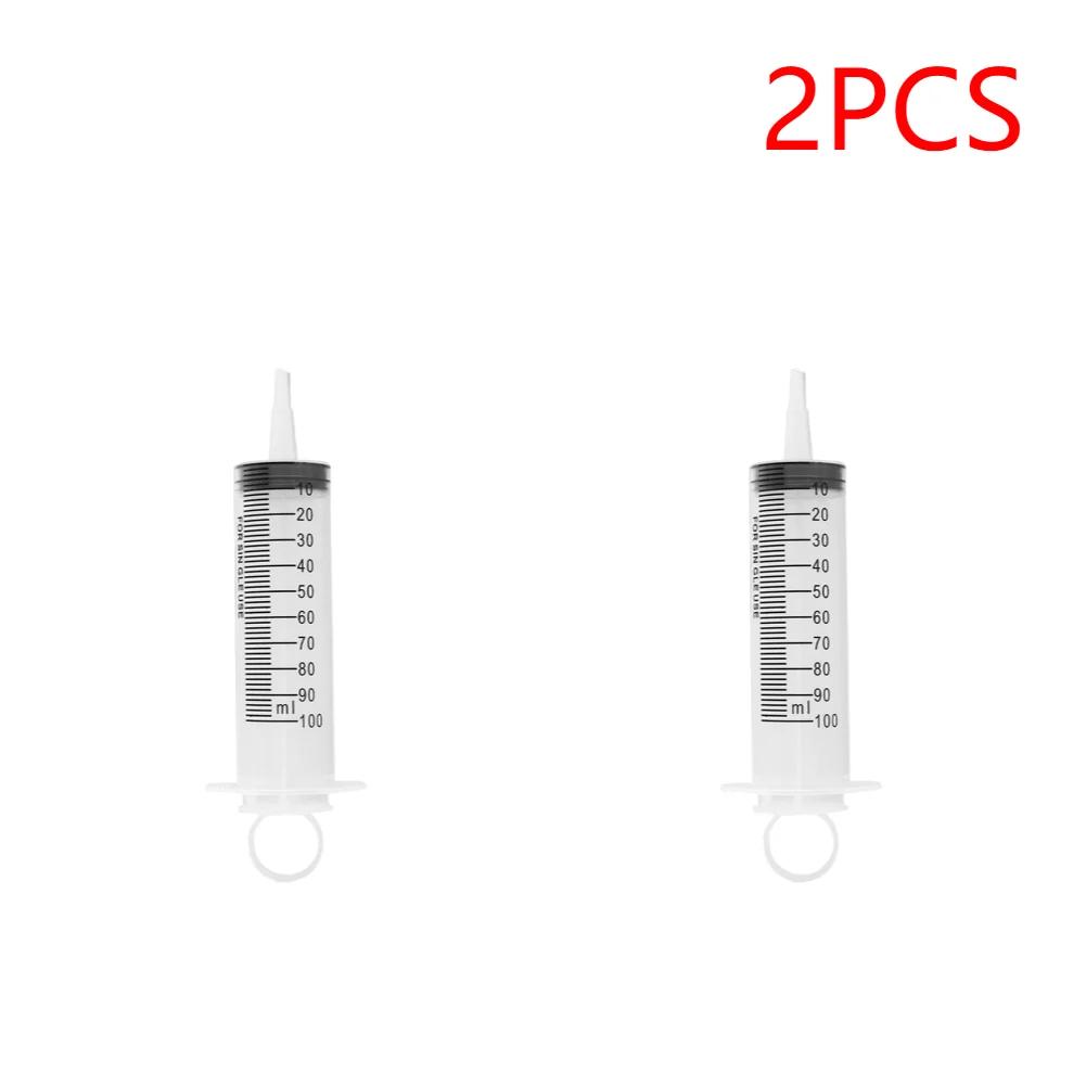 100ml Syringe Glue Filling Feeding Syringe Nutrient Sterile Health Without Needle Watering Refilling for Industrial Hydroponics