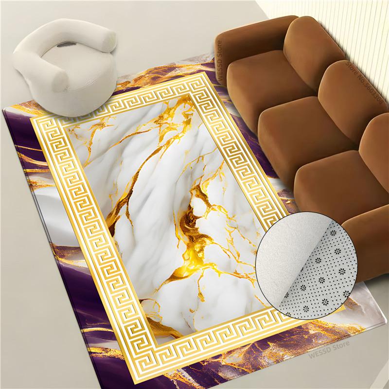 Marble Geometric Carpet Large Rug In The Living Room Fashion Rug For Bedroom Bedside Coffee Table Floor Mat Sofa Carpet