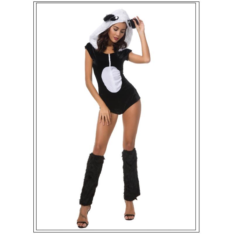 New Female Thick Fluffy Winter DS Singer Stage Performance Clothing Lead Dance Clothing Christmas Party Clothing